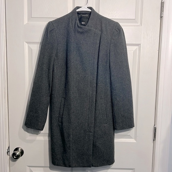 Mossimo Women's Wool Blend Lined Heavy Zipper Front Coat - Size Medium - Picture 1 of 9